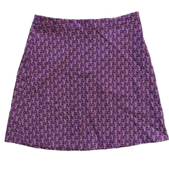 Margaret M Stitch Fix Purple Printed Pencil Skirt SP - Picture 1 of 7